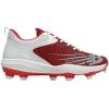 imageNew Balance Mens PL4040V6 Baseball and Softball Molded Cleat Royal  WhiteTeam RedWhite