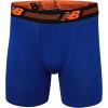 imageNew Balance Mens Performance 6quot No Fly Boxer Brief 4 PackHltBlackhtTeam RoyalTeam Royal Strt