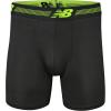 imageNew Balance Mens Performance 6quot No Fly Boxer Brief 4 PackHltBlackhtTeam RoyalTeam Royal Strt