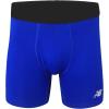 imageNew Balance Mens Performance Boxer Briefs with Fly Breathable Stretch Underwear Moisture Wicking Soft Waistband 3 PackBlackLaser BlueTeam Royal