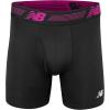 imageNew Balance Mens Performance Boxer Briefs with Fly Breathable Stretch Underwear Moisture Wicking Soft Waistband 3 PackBlackOrcaMulberry