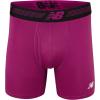 imageNew Balance Mens Performance Boxer Briefs with Fly Breathable Stretch Underwear Moisture Wicking Soft Waistband 3 PackBlackOrcaMulberry
