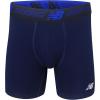 imageNew Balance Mens Performance Boxer Briefs with Fly Breathable Stretch Underwear Moisture Wicking Soft Waistband 3 PackBlackSteelPigment