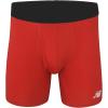 imageNew Balance Mens Performance Boxer Briefs with Fly Breathable Stretch Underwear Moisture Wicking Soft Waistband 3 PackBlackTeam RedTeam Blue