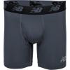 imageNew Balance Mens Performance Boxer Briefs with Fly Breathable Stretch Underwear Moisture Wicking Soft Waistband 3 PackBlackTeam RedThunder