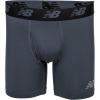 imageNew Balance Mens Performance Boxer Briefs with Fly Breathable Stretch Underwear Moisture Wicking Soft Waistband 3 PackBlackTeam RedThunder