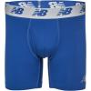 imageNew Balance Mens Performance Boxer Briefs with Fly Breathable Stretch Underwear Moisture Wicking Soft Waistband 3 PackBlackTeam RoyalConcrete