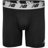 imageNew Balance Mens Performance Boxer Briefs with Fly Breathable Stretch Underwear Moisture Wicking Soft Waistband 3 PackBlackTeam RoyalConcrete