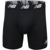 imageNew Balance Mens Performance Boxer Briefs with Fly Breathable Stretch Underwear Moisture Wicking Soft Waistband 3 PackPigmentPigment WoodgrainBlack