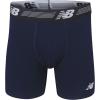 imageNew Balance Mens Performance Boxer Briefs with Fly Breathable Stretch Underwear Moisture Wicking Soft Waistband 3 PackPigmentTeam RoyalBolt Flare