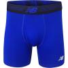 imageNew Balance Mens Performance Boxer Briefs with Fly Breathable Stretch Underwear Moisture Wicking Soft Waistband 3 PackPigmentTeam RoyalBolt Flare