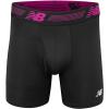 imageNew Balance Mens Performance Boxer Briefs with Fly Breathable Stretch Underwear Moisture Wicking Soft Waistband 3 PackPink ZingPigmentSteel