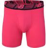 imageNew Balance Mens Performance Boxer Briefs with Fly Breathable Stretch Underwear Moisture Wicking Soft Waistband 3 PackPink ZingPigmentSteel
