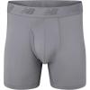 imageNew Balance Mens Performance Boxer Briefs with Fly Breathable Stretch Underwear Moisture Wicking Soft Waistband 3 PackPink ZingPigmentSteel