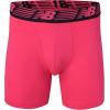 imageNew Balance Mens Performance Boxer Briefs with Fly Breathable Stretch Underwear Moisture Wicking Soft Waistband 3 PackPink ZingPigmentSteel