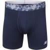 imageNew Balance Mens Performance Boxer Briefs with Fly Breathable Stretch Underwear Moisture Wicking Soft Waistband 3 PackPrintSteelPigment