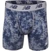 imageNew Balance Mens Performance Boxer Briefs with Fly Breathable Stretch Underwear Moisture Wicking Soft Waistband 3 PackPrintSteelPigment