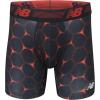 imageNew Balance Mens Performance Boxer Briefs with Fly Breathable Stretch Underwear Moisture Wicking Soft Waistband 3 PackTeam RedBlackTeam Red Viper