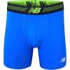 imageNew Balance Mens Performance Boxer Briefs with Fly Breathable Stretch Underwear Moisture Wicking Soft Waistband 3 PackTeam RoyalLeadBolt