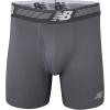 imageNew Balance Mens Performance Boxer Briefs with Fly Breathable Stretch Underwear Moisture Wicking Soft Waistband 3 PackTeam RoyalLeadBolt