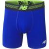 imageNew Balance Mens Performance Boxer Briefs with Fly Breathable Stretch Underwear Moisture Wicking Soft Waistband 3 PackTeam RoyalLeadBolt