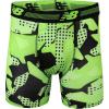 imageNew Balance Mens Ultra Soft Performance 6quot Boxer Briefs with No Fly 3 PackBlackHilight ShckwveEnergy Lime Pxl