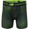 imageNew Balance Mens Ultra Soft Performance 6quot Boxer Briefs with No Fly 3 PackBlackHilight ShckwveEnergy Lime Pxl