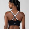 imageNew Balance Molded Cup Sports Bra Sostn Deportivo Ladies Seamless Yoga AthleticBlack