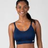 imageNew Balance Seamless Sports Bra Sostn Deportivo Strappy Yoga Athletic MoistureWickingNavy
