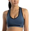 imageNew Balance Seamless Wirefree VNeck TBack Racer Sports Bra with Allover TextureAlpha Pink