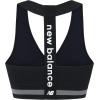 imageNew Balance Seamless Wirefree VNeck TBack Racer Sports Bra with Allover TextureBlack