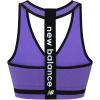 imageNew Balance Seamless Wirefree VNeck TBack Racer Sports Bra with Allover TextureCyber Lilac