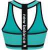 imageNew Balance Seamless Wirefree VNeck TBack Racer Sports Bra with Allover TextureReef