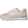 imageNew Balance Unisex 574 V2 Familiar Ground Sneaker PinkWhite 95 US Men