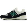 imageNew Balance UnisexAdult 574 V2 All Day SneakerBlackWhiteMarsh Green