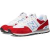 imageNew Balance UnisexAdult 574 V2 All Day SneakerRedWhite