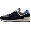 imageNew Balance UnisexAdult 574 V2 SneakerBlackBlue Agate