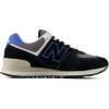 imageNew Balance UnisexAdult 574 V2 SneakerBlackBlue Agate