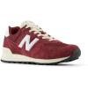 imageNew Balance UnisexAdult 574 V2 Varsity Suede SneakerClassic CrimsonWhiteAngora