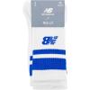 imageNew Balance UnisexAdults Mens and Womens Organic Cotton Crew Socks3 PairsArch SupportWhite Assorted Stripe