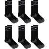 imageNew Balance UnisexAdults Mens and Womens Performance Cushioned Crew Socks6 ampamp 12 PairsMoisture WickingBlack 6 Pairs