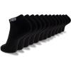 imageNew Balance UnisexAdults Mens and Womens Performance Cushioned Low Cut Socks6 ampamp 12 PairsMoisture WickingBlack 12 Pairs