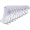 imageNew Balance UnisexAdults Mens and Womens Performance Cushioned Low Cut Socks6 ampamp 12 PairsMoisture WickingWhite 12 Pairs