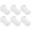 imageNew Balance UnisexAdults Mens and Womens Performance Cushioned Low Cut Socks6 ampamp 12 PairsMoisture WickingWhite 6 Pairs