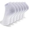 imageNew Balance UnisexAdults Mens and Womens Performance Cushioned Low Cut Socks6 ampamp 12 PairsMoisture WickingWhite 6 Pairs