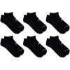 imageNew Balance UnisexAdults Mens and Womens Performance Cushioned No Show Socks6 ampamp 12 PairsMoisture WickingBlack 6 Pairs