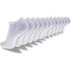 imageNew Balance UnisexAdults Mens and Womens Performance Cushioned No Show Socks6 ampamp 12 PairsMoisture WickingWhite 12 Pairs