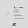 imageNew Balance UnisexAdults Mens and Womens Performance Cushioned No Show Socks6 ampamp 12 PairsMoisture WickingWhite 6 Pairs