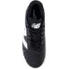 imageNew Balance UnisexChild 4040 V7 RubberMolded Baseball ShoeBlackOptic White