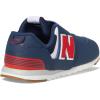 imageNew Balance UnisexChild 574 V1 70s Racing Newb Hook ampamp Loop SneakerNb NavyTeam Red